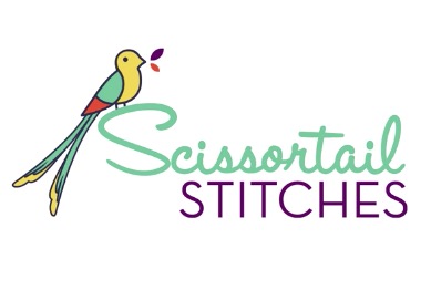 Scissortail Stitches Logo at The Sewing Center